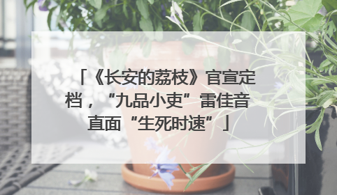 《长安的荔枝》官宣定档，“九品小吏”雷佳音直面“生死时速”