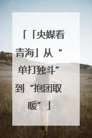 「央媒看青海」从“单打独斗”到“抱团取暖”