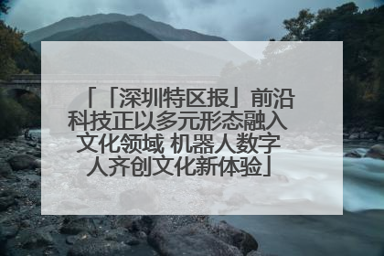 「深圳特区报」前沿科技正以多元形态融入文化领域 机器人数字人齐创文化新体验