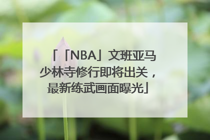 「NBA」文班亚马少林寺修行即将出关，最新练武画面曝光