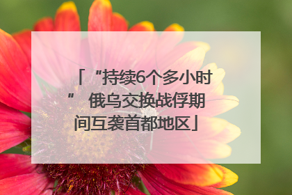 “持续6个多小时” 俄乌交换战俘期间互袭首都地区