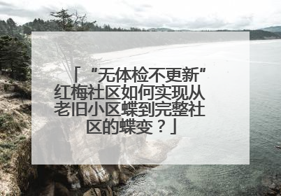 “无体检不更新”红梅社区如何实现从老旧小区蝶到完整社区的蝶变？