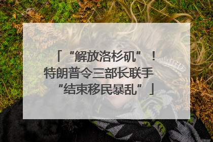 “解放洛杉矶”！特朗普令三部长联手“结束移民暴乱”