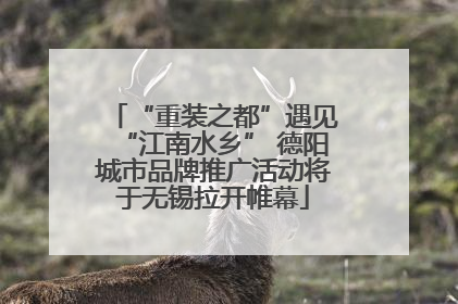 “重装之都”遇见“江南水乡” 德阳城市品牌推广活动将于无锡拉开帷幕