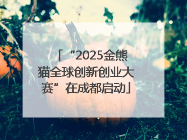 “2025金熊猫全球创新创业大赛”在成都启动