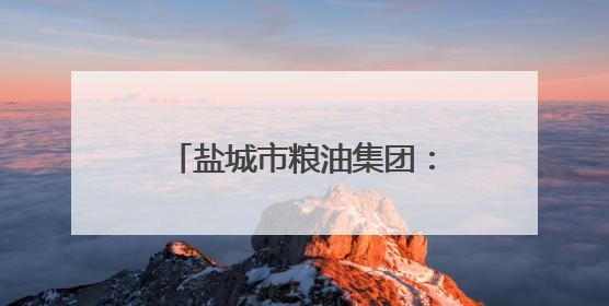 盐城市粮油集团：创新驱动助转型 提质增效促发展