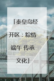 秦皇岛经开区：粽情端午 传承文化