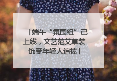 端午“氛围组”已上线，文艺范艾草装饰受年轻人追捧