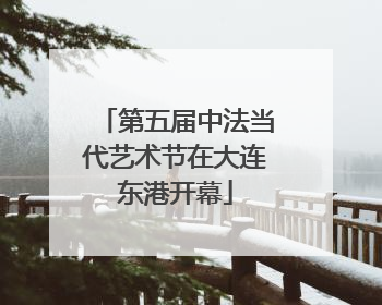 第五届中法当代艺术节在大连东港开幕