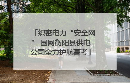 织密电力“安全网” 国网衡阳县供电公司全力护航高考
