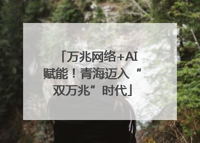 万兆网络+AI赋能！青海迈入“双万兆”时代