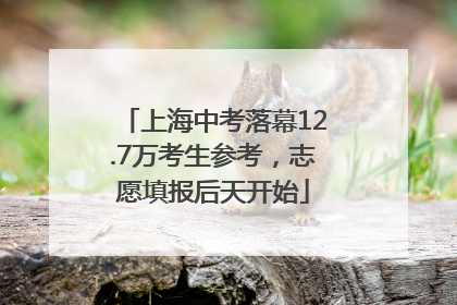 上海中考落幕12.7万考生参考，志愿填报后天开始