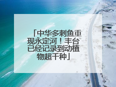 中华多刺鱼重现永定河！丰台已经记录到动植物超千种