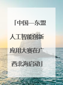 中国—东盟人工智能创新应用大赛在广西北海启动