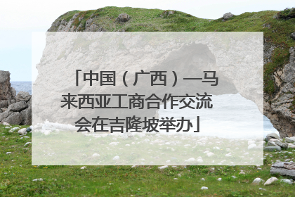 中国（广西）—马来西亚工商合作交流会在吉隆坡举办