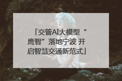 交管AI大模型“鹰智”落地宁波 开启智慧交通新范式