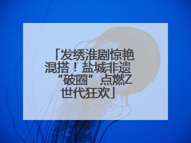 发绣淮剧惊艳混搭！盐城非遗“破圈”点燃Z世代狂欢