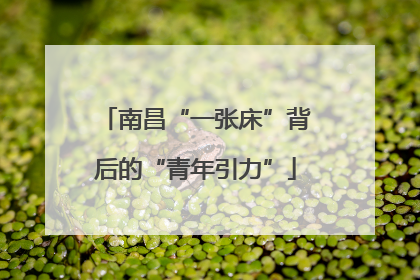 南昌“一张床”背后的“青年引力”