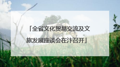 全省文化贸易交流及文旅发展座谈会在汴召开