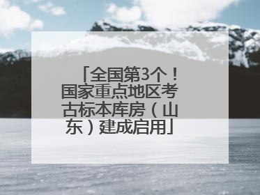 全国第3个！国家重点地区考古标本库房（山东）建成启用