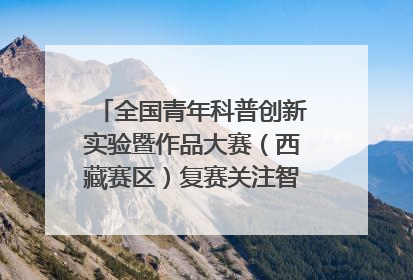 全国青年科普创新实验暨作品大赛（西藏赛区）复赛关注智慧环保等主题