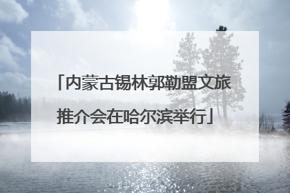 内蒙古锡林郭勒盟文旅推介会在哈尔滨举行