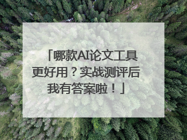 哪款AI论文工具更好用？实战测评后我有答案啦！