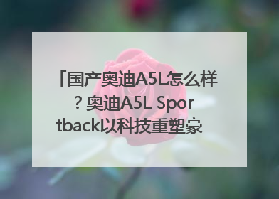国产奥迪A5L怎么样？奥迪A5L Sportback以科技重塑豪华运动轿车市场格局