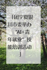团宁夏银川市委举办“AI+青年就业”技能培训活动