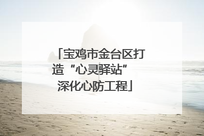 宝鸡市金台区打造“心灵驿站” 深化心防工程