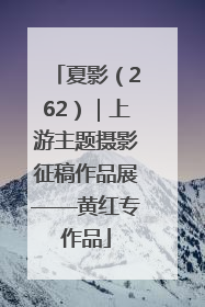 夏影（262）｜上游主题摄影征稿作品展——黄红专作品