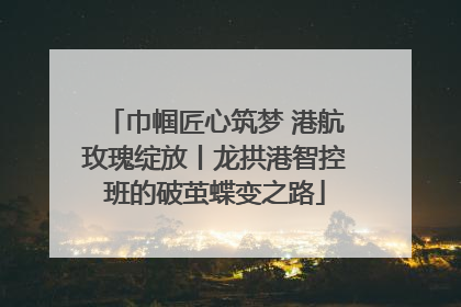 巾帼匠心筑梦 港航玫瑰绽放丨龙拱港智控班的破茧蝶变之路