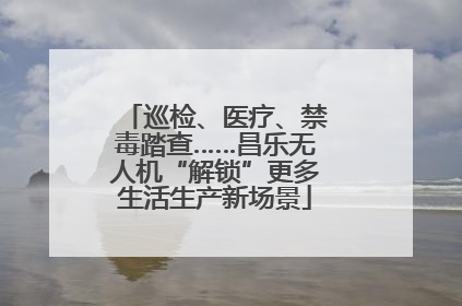 巡检、医疗、禁毒踏查……昌乐无人机“解锁”更多生活生产新场景