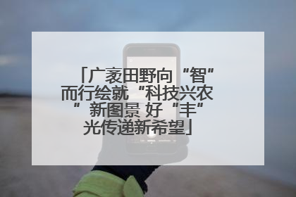 广袤田野向“智”而行绘就“科技兴农”新图景 好“丰”光传递新希望