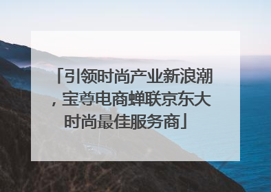 引领时尚产业新浪潮，宝尊电商蝉联京东大时尚最佳服务商