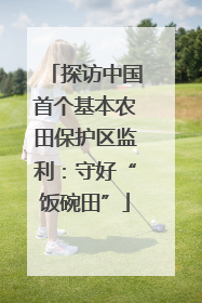 探访中国首个基本农田保护区监利：守好“饭碗田”