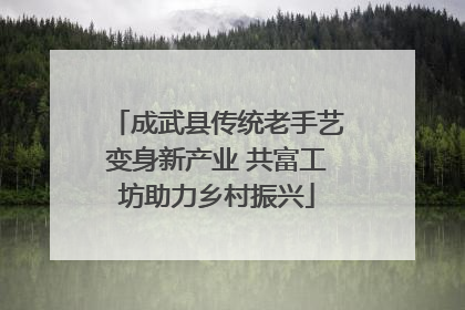 成武县传统老手艺变身新产业 共富工坊助力乡村振兴