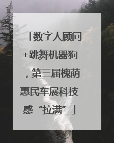数字人顾问+跳舞机器狗，第三届槐荫惠民车展科技感“拉满”