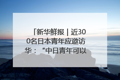 新华鲜报｜近300名日本青年应邀访华：“中日青年可以创造更好的未来”