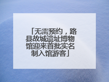 无需预约，路县故城遗址博物馆迎来首批实名制入馆游客