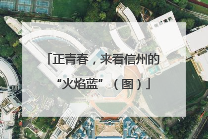 正青春，来看信州的“火焰蓝”（图）