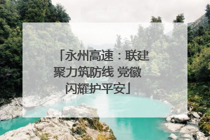 永州高速：联建聚力筑防线 党徽闪耀护平安