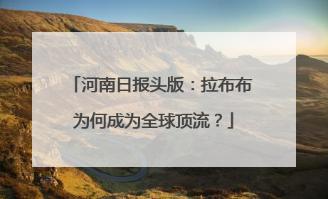 河南日报头版：拉布布为何成为全球顶流？