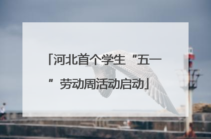 河北首个学生“五一”劳动周活动启动