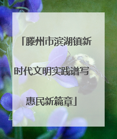 滕州市滨湖镇新时代文明实践谱写惠民新篇章