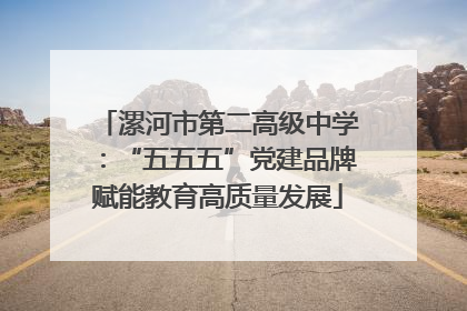 漯河市第二高级中学：“五五五”党建品牌赋能教育高质量发展