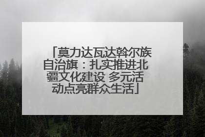 莫力达瓦达斡尔族自治旗：扎实推进北疆文化建设 多元活动点亮群众生活