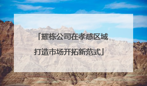 耀栋公司在孝感区域打造市场开拓新范式