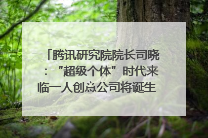 腾讯研究院院长司晓：“超级个体”时代来临一人创意公司将诞生｜聚焦2025文化强国建设高峰论坛