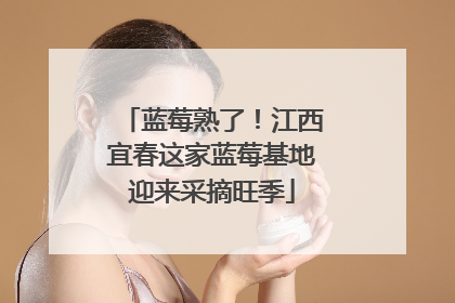 蓝莓熟了！江西宜春这家蓝莓基地迎来采摘旺季